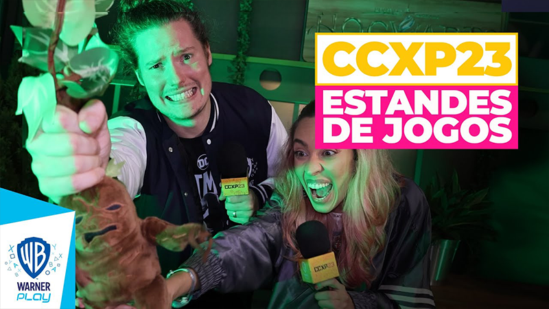 CCXP23: Por dentro dos estandes da WB Games! - Banner
